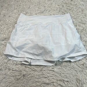 Lululemon Pace Rival Skirt (Tall) *4-way Stretch 15" White